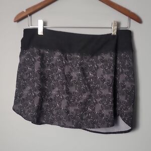 Etonic Print Black Skort Short Tennis Skirt